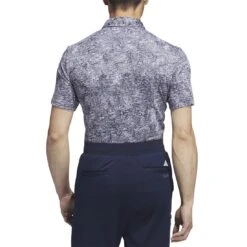 Adidas Aerial Jacquard Polo -Golf Shop adidas 2023 aerial jacquard polo grey three back itempicture