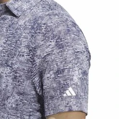 Adidas Aerial Jacquard Polo -Golf Shop adidas 2023 aerial jacquard polo grey three detail1 itempicture