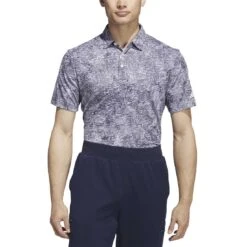 Adidas Aerial Jacquard Polo -Golf Shop adidas 2023 aerial jacquard polo grey three itempicture