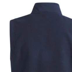 Adidas Boys Fleece Layering Vest -Golf Shop adidas 2023 boys fleece layering vest collegiate navy detail1 itempicture