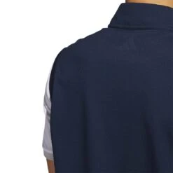 Adidas Elevated Quarter Zip Vest -Golf Shop adidas 2023 elevated quarter zip vest collegiate navy detail1 itempicture