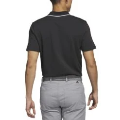 Adidas 2023 Go-To Pique Polo 11 Adidas 2023 Go-To Pique Polo -Golf Shop adidas 2023 go to pique polo black back itempicture