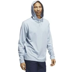 Adidas Lightweight Hoodie -Golf Shop adidas 2023 lightweight hoodie wonder blue hood itempicture
