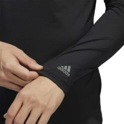 Adidas UPF Base Layer -Golf Shop adidas 2023 upf base layer black detail 2 itempicture