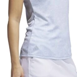 Adidas Women's Essentials Sleeveless Polo -Golf Shop adidas 2023 womens essentials sleeveless polo wonder blue detail2 itempicture