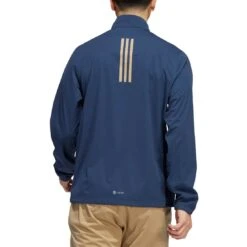 Adidas RAIN.RDY Half Zip 8 Adidas RAIN.RDY Half Zip -Golf Shop adidas fw22 rain rdy half zip crew navy back itempicture