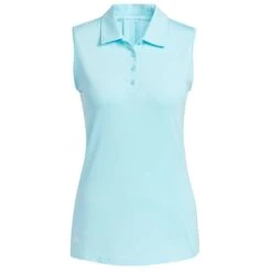 Adidas 2022 Women's Ultimate365 Solid Sleeveless Polo -Golf Shop adidas fw22 womens ultimate365 solid sleeveless polo bliss blue itempicture