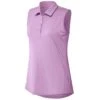 Adidas 2022 Women's Ultimate365 Solid Sleeveless Polo -Golf Shop adidas fw22 womens ultimate365 solid sleeveless polo bliss lilac front itempicture