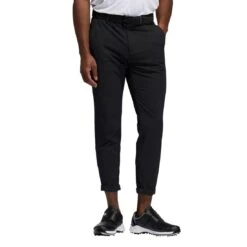 Adidas Pin Roll Pants -Golf Shop adidas pin roll pants black on model itempicture