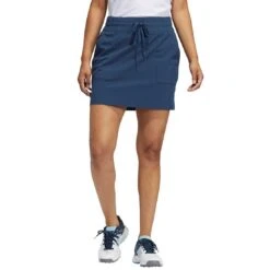 Adidas S21 Women's Go-To 16-inch Skort -Golf Shop adidas s21 womens go to 16 inch skort crew navy on model itempicture