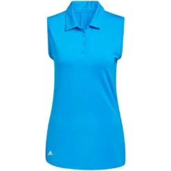 Adidas 2022 Women's Ultimate365 Solid Sleeveless Polo -Golf Shop adidas ss22 womens ultimate365 solid sleeveless polo blue rush itempicture