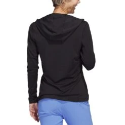 Adidas Women's Performance Hoodie -Golf Shop adidas ss23 womens performance hoodie black back itempicture