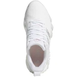 Adidas Women's Codechaos 22 Golf Shoes White/Silver/Clear Pink -Golf Shop adidas womens codechaos 22 golf shoes white silver clear pink top itempicture