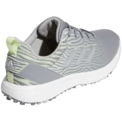 Adidas Women's S2G Spikeless Golf Shoes Grey Three/Silver/Pulse Lime -Golf Shop adidas womens s2g spikeless golf shoes grey three silver pulse lime gz3911 back itempicture
