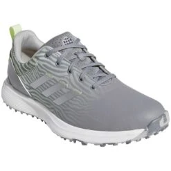 Adidas Women's S2G Spikeless Golf Shoes Grey Three/Silver/Pulse Lime -Golf Shop adidas womens s2g spikeless golf shoes grey three silver pulse lime gz3911 front itempicture