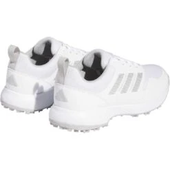 Adidas Women's Tech Response 3.0 SL Golf Shoes White/Grey Two/Silver -Golf Shop adidas womens tech response 3 0 sl golf shoes white grey silver back itempicture