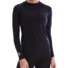 SParms Women's SP Body Round Neck Sun Shirt -Golf Shop apaprel sparms womens sp body round neck sun shirt black itempicture