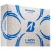 Bridgestone Lady Precept White Golf Balls -Golf Shop bridgestone 2021 lady precept white golf balls lid itempicture