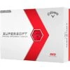 Callaway Supersoft Matte Red Personalized Golf Balls -Golf Shop callaway 2023 supersoft matte red golf balls lid itempicture