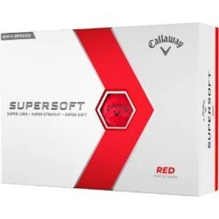 Golf Shop 5 Callaway Supersoft Matte Red Personalized Golf Balls