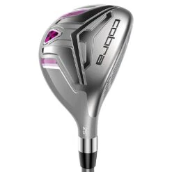 Cobra Women's Fly-XL Complete Set Silver/Plum W/ Cart Bag -Golf Shop cobra womens fly xl set silver plum hybrid