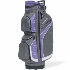 Datrek DG Lite II Cart Bag -Golf Shop datrek dg lite ii cart bag charcoal lavender white dots itempicture