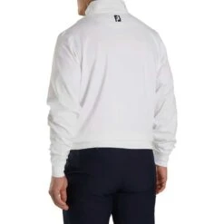 FootJoy Half Zip Pullover -Golf Shop footjoy half zip pullvoer white back 2 itempicture