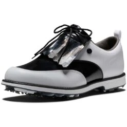 FootJoy Women's Premiere Series Issette Golf Shoes White/Black -Golf Shop footjoy premiere series issette golf shoes white black 99040 toe itempicture