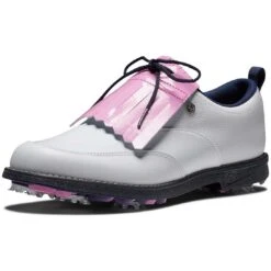 FootJoy Women's Premiere Series Issette Golf Shoes White/Pink -Golf Shop footjoy premiere series issette golf shoes white pink 99044 toe itempicture