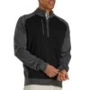 FootJoy Tech Sweater 2 FootJoy Tech Sweater -Golf Shop footjoy tech sweater black heather charcoal front itempicture