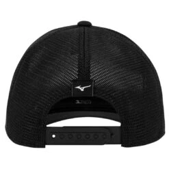 Mizuno Crossed Clubs Mesh Snapback Hat -Golf Shop mizuno crossed clubs mesh snapback hat black back itempicture