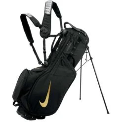 Nike Air Hybrid 2 Stand Bag -Golf Shop nike air hybrid 2 stand bag black black metallic gold itempicture