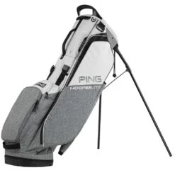 Ping Hoofer Lite Stand Bag -Golf Shop ping 2023 hoofer lite stand bag heather grey platinum black itempicture