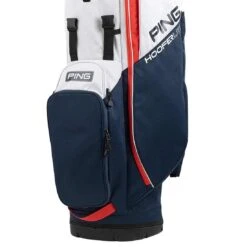 Ping Hoofer Lite Stand Bag -Golf Shop ping 2023 hoofer lite stand bag navy platinum red detail2 itempicture