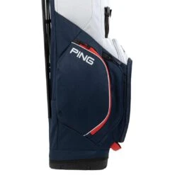 Ping Hoofer Lite Stand Bag -Golf Shop ping 2023 hoofer lite stand bag navy platinum red detail5 itempicture