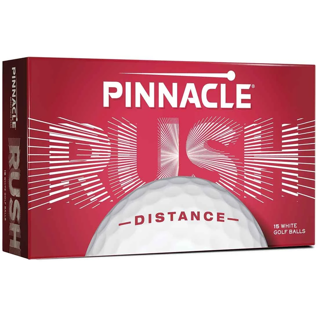 Pinnacle Rush 15-Pack White Personalized Golf Balls 3 Pinnacle Rush 15-Pack White Personalized Golf Balls