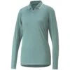 Puma Women's YOU-V Long Sleeve Polo -Golf Shop puma 2023 womens you v long sleeve polo day dream itempicture