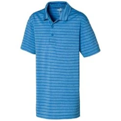 Puma Boys Rotation Stripe Polo -Golf Shop puma boys rotation stripe polo ibiza blue