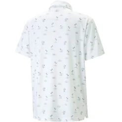 Puma Cloudspun Horizons Polo -Golf Shop puma cloudspun horizons polo white back itempicture