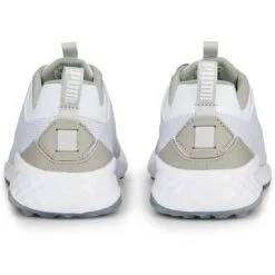 Puma Fusion Pro Golf Shoes White/Silver/High Rise 13 Puma Fusion Pro Golf Shoes White/Silver/High Rise -Golf Shop puma fusion pro golf shoes white silver high rise 377041 05 heel itempicture