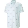 Puma MATTR Seaplanes Polo -Golf Shop puma mattr seaplanes polo tropical aqua front itempicture