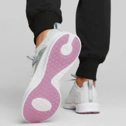 Puma Women's Laguna Fusion Knit Golf Shoes High Rise/White -Golf Shop puma womens laguna fusion knit golf high rise white 376082 01 mod2 itempicture