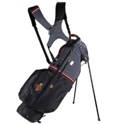 Sun Mountain Mid Stripe 14-Way Stand Bag -Golf Shop sun mountain 2024 mid stripe 14 way stand bag black gunmetal red itempicture