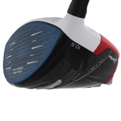 TaylorMade Stealth 2 Plus Red/White/Blue Driver -Golf Shop taylormade stealth 2 plus usa driver heel itempicture