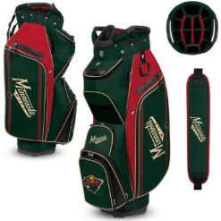 Team Effort NHL Bucket III Cooler Cart Bag -Golf Shop team effort nhl bucket 3 cooler cart bag minnesota wild itempicture