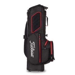 Titleist 2022 Players 4 Plus StaDry Stand Bag -Golf Shop titleist 2021 players 4 plus staydry stand bag black black red back