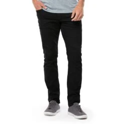 TravisMathew Legacy Jeans -Golf Shop travismathew legacy jeans black front itempicture